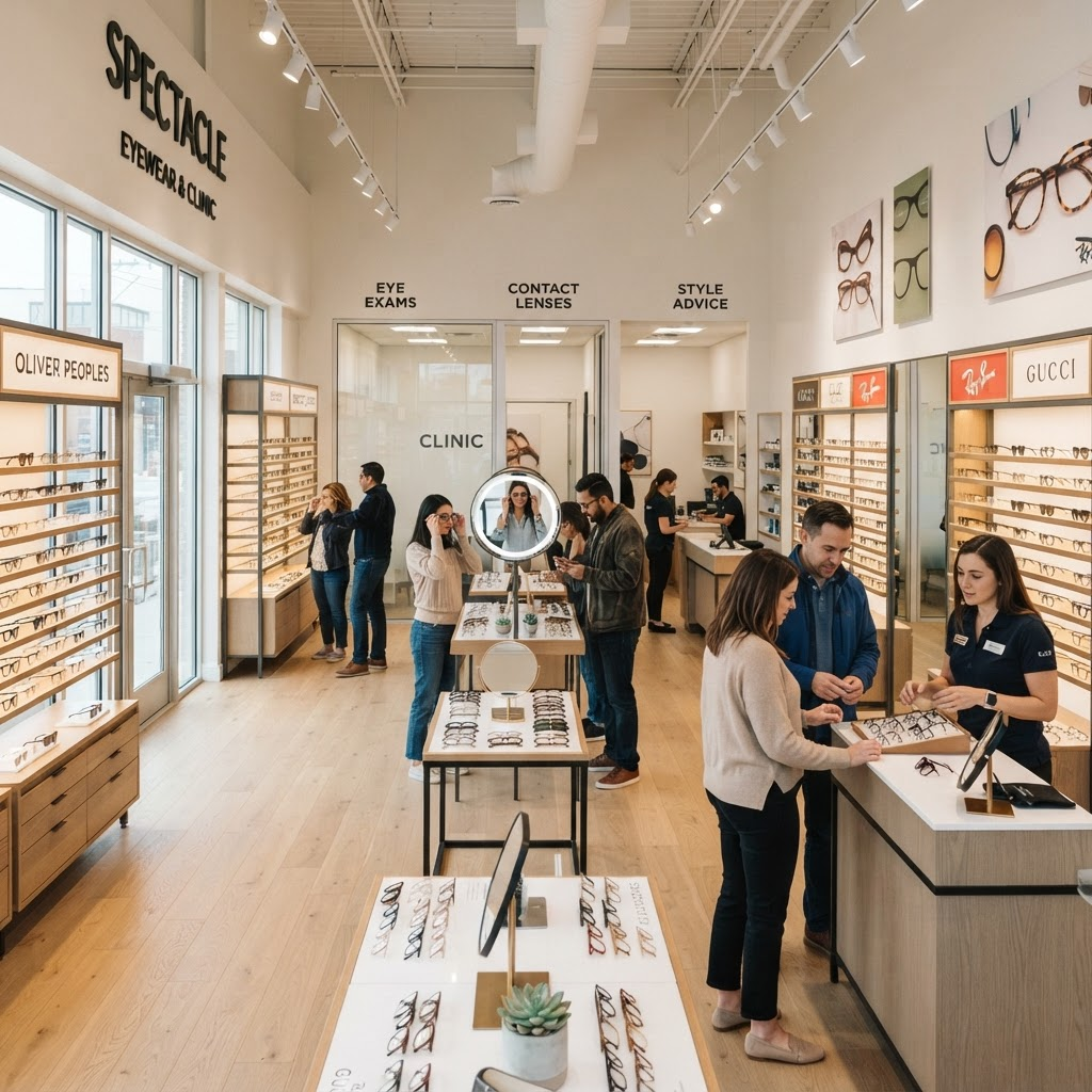 Spexlad Optical Store - Professional Eye Care Environment